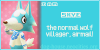 animal crossing villager quiz: skye